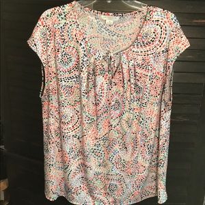 EUC Multicolored sleeveless top